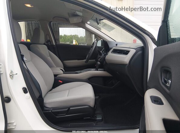 3CZRU6H35KM706680 2019 HONDA HR-V White Widok wnętrza z przodu