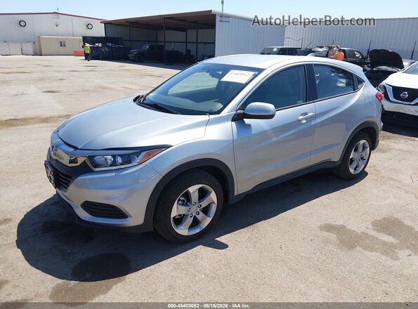 3CZRU6H35KM744099 2019 HONDA HR-V Silver Առջևի ձախ երեք քառորդ տեսարան