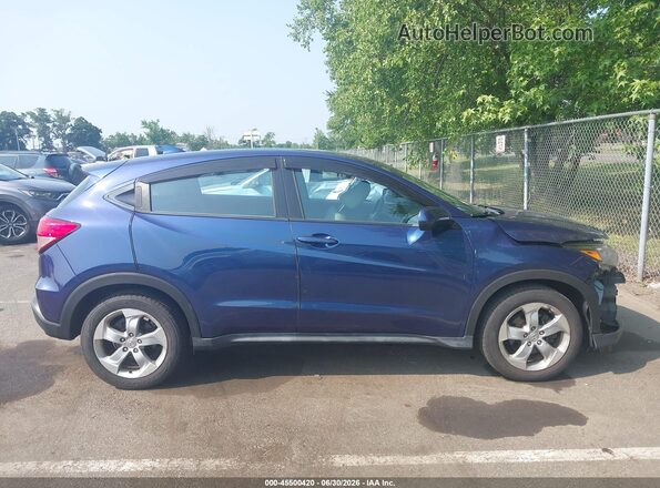 3CZRU6H36GM745155 2016 HONDA HR-V Синий Вид задней части салона