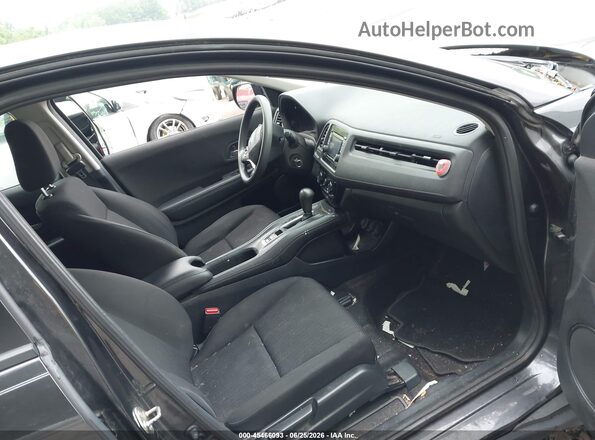 3CZRU6H36JG723534 2018 HONDA HR-V Black Front interior view