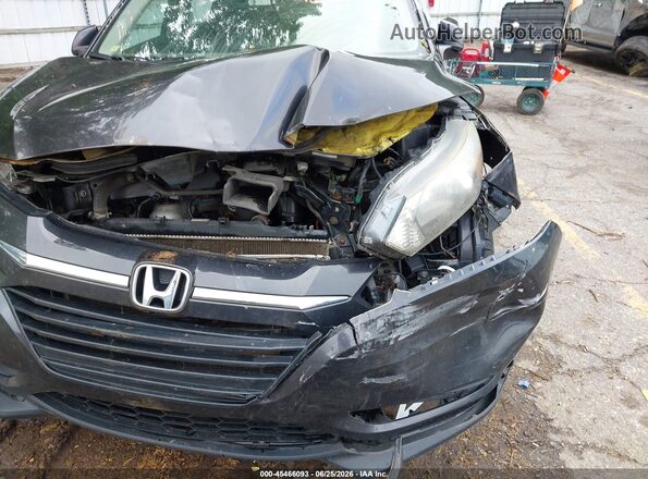3CZRU6H36JG723534 2018 HONDA HR-V Black Front view