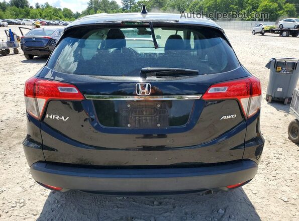 3CZRU6H36KG704788 2019 HONDA HR-V Black Rear view