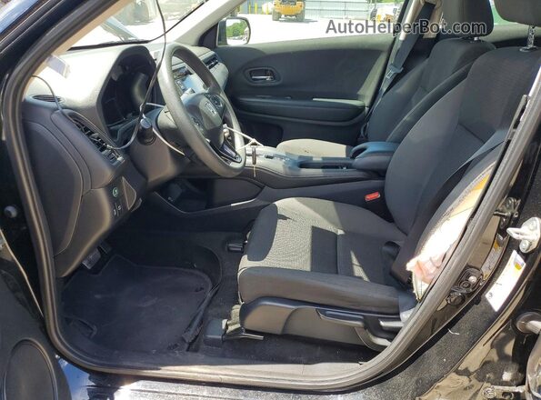 3CZRU6H36KG704788 2019 HONDA HR-V Black Front interior view