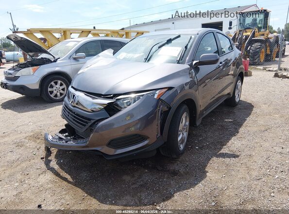3CZRU6H36KG729514 2019 HONDA HR-V Gray Առջևի ձախ երեք քառորդ տեսարան