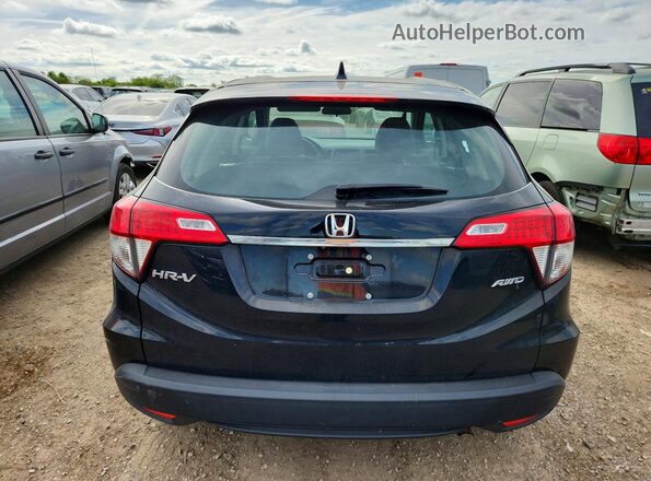 3CZRU6H36LG701147 2020 HONDA HR-V Black Вид ззаду