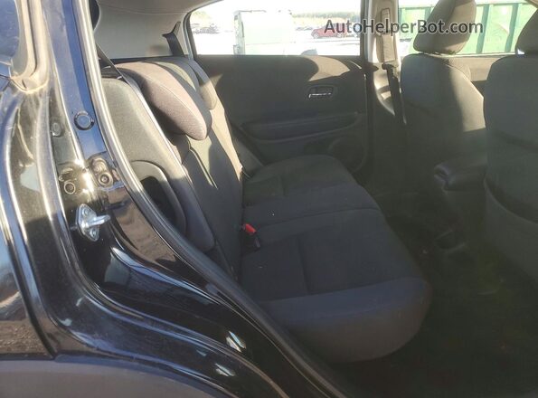 3CZRU6H36MM725452 2021 HONDA HR-V Black Вид задніх сидінь