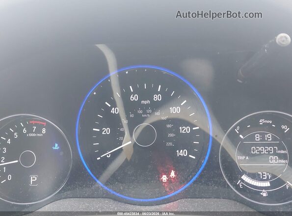 3CZRU6H36MM747208 2021 HONDA HR-V White Vista de los asientos traseros