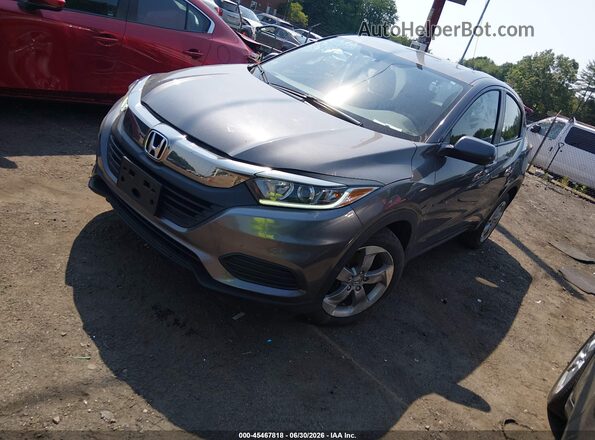 3CZRU6H36NM726733 2022 HONDA HR-V Gray წინა მარცხენა ხედი სამი მეოთხედიდან