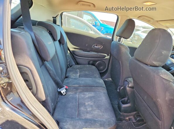 3CZRU6H37HG705313 2017 HONDA HR-V Black Rear seats view