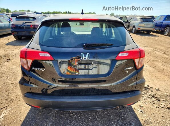 3CZRU6H37HG705313 2017 HONDA HR-V Black Rear view