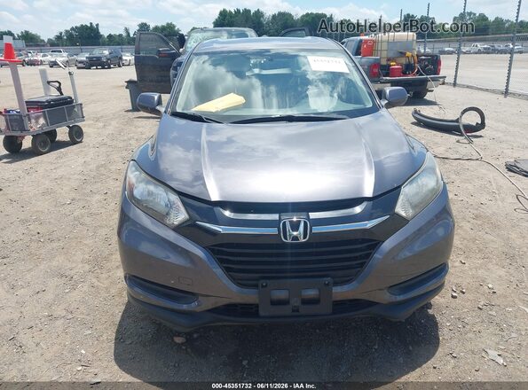 3CZRU6H37JG707049 2018 HONDA HR-V Gray Rear interior view