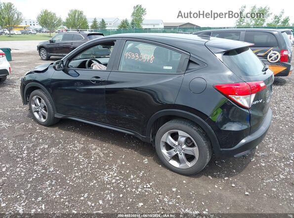 3CZRU6H37LM731176 2020 HONDA HR-V Black Trasero izquierdo