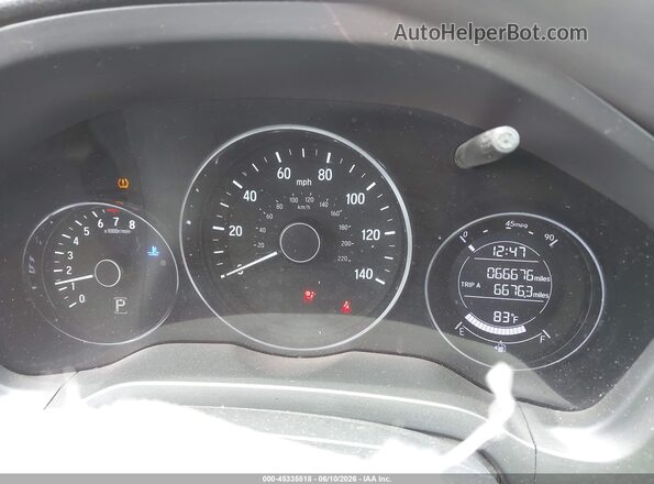 3CZRU6H37LM731176 2020 HONDA HR-V Black Vista de los asientos traseros
