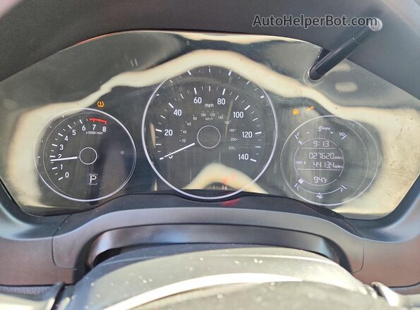 3CZRU6H37MM732832 2021 HONDA CR-V Black Вид щитка приладів
