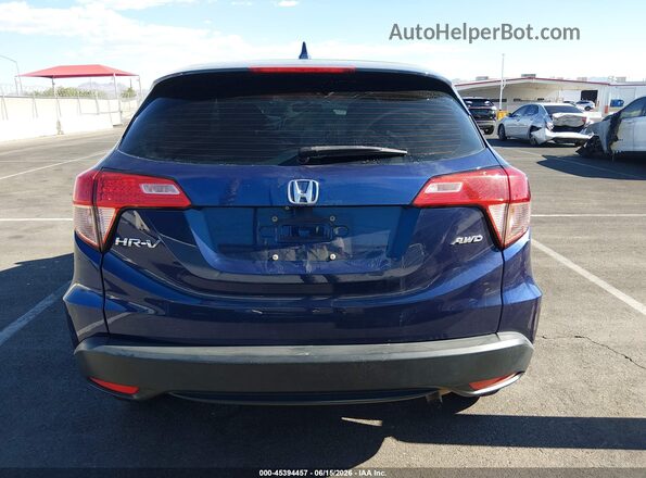 3CZRU6H38HG700475 2017 HONDA HR-V Blue 