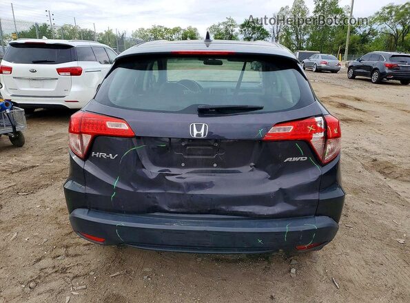 3CZRU6H38HG701271 2017 HONDA HR-V Gray Widok z tyłu
