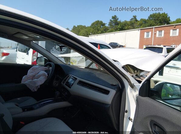 3CZRU6H38MM702979 2021 HONDA HR-V White Widok wnętrza z przodu