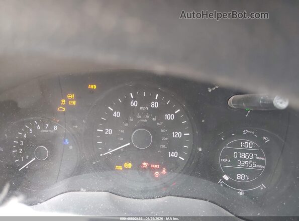 3CZRU6H38MM702979 2021 HONDA HR-V White Widok tylnych siedzeń