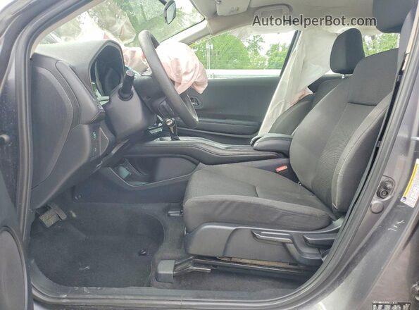 3CZRU6H38MM756301 2021 HONDA HR-V Gray Front interior view