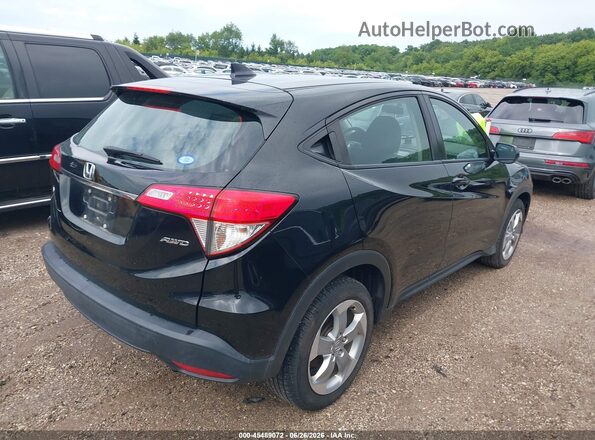 3CZRU6H39KG710343 2019 HONDA HR-V Black Trasero derecho