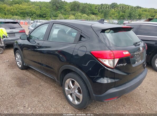3CZRU6H39KG710343 2019 HONDA HR-V Black Trasero izquierdo