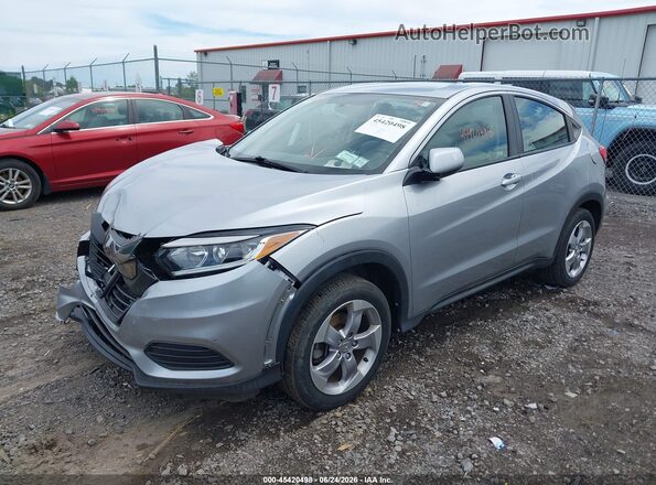 3CZRU6H39KG722699 2019 HONDA HR-V Silver Առջևի ձախ երեք քառորդ տեսարան