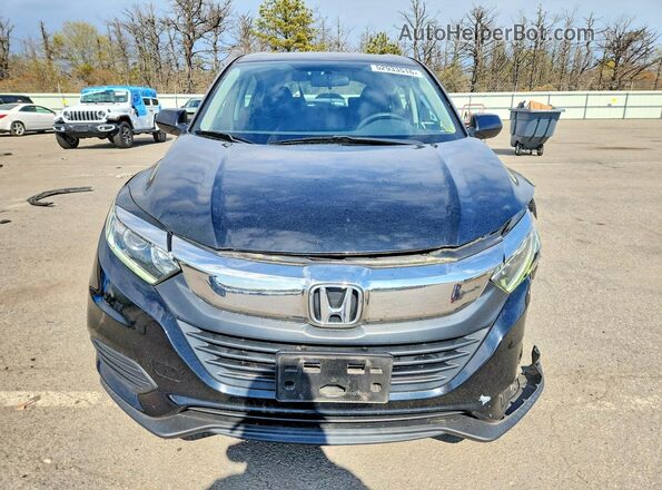 3CZRU6H39KG730673 2019 HONDA HR-V Black Widok z przodu