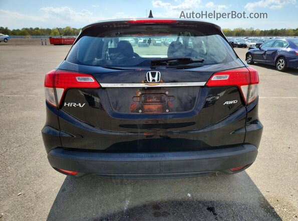 3CZRU6H39KG730673 2019 HONDA HR-V Black Widok z tyłu