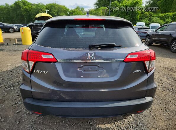 3CZRU6H39MM755254 2021 HONDA HR-V Gray Widok z tyłu