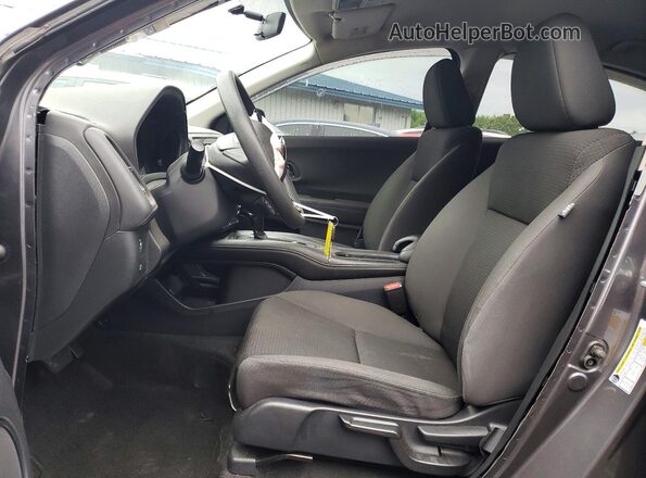 3CZRU6H39MM755254 2021 HONDA HR-V Gray Widok wnętrza z przodu