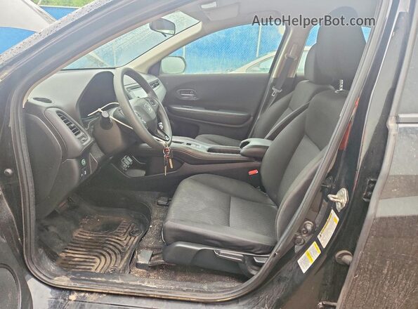 3CZRU6H3XGM115364 2016 HONDA HR-V Black Вид салону спереду