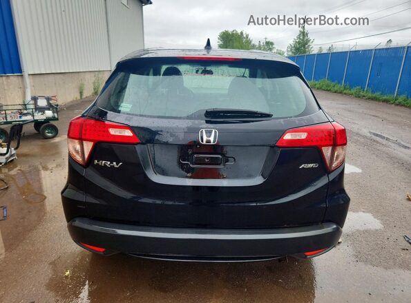 3CZRU6H3XGM115364 2016 HONDA HR-V Black Вид ззаду