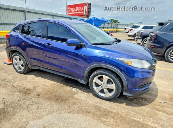 3CZRU6H3XGM739603 2016 HONDA HR-V Blue Передня права чверть
