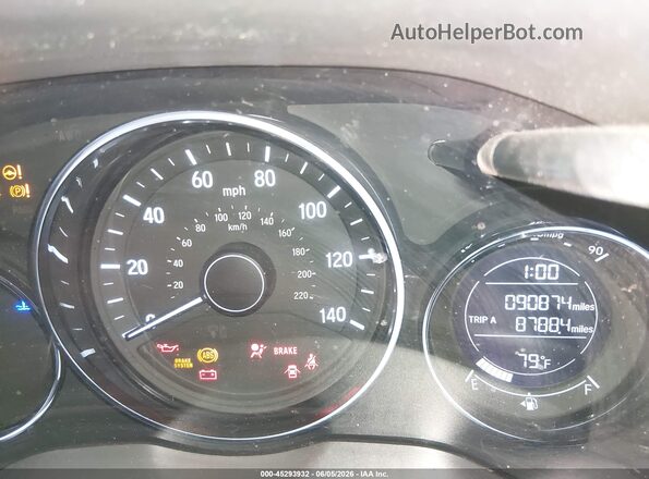 3CZRU6H3XGM755588 2016 HONDA HR-V Gray Հետևի նստատեղերի տեսք