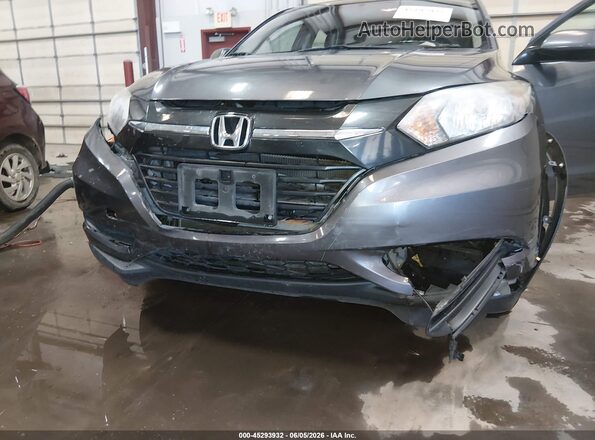 3CZRU6H3XGM755588 2016 HONDA HR-V Gray Դիմացի տեսք