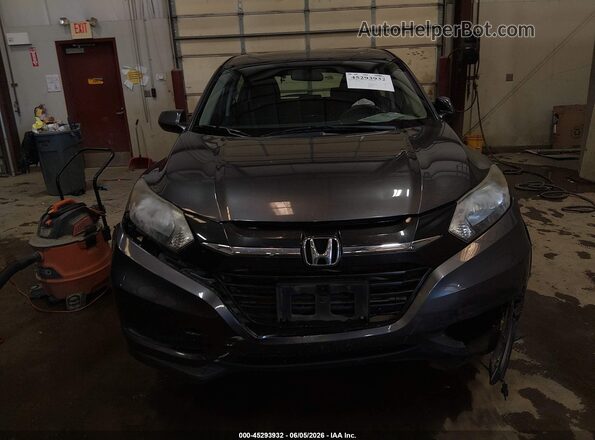 3CZRU6H3XGM755588 2016 HONDA HR-V Gray Սարքավորումների վահանակի տեսք