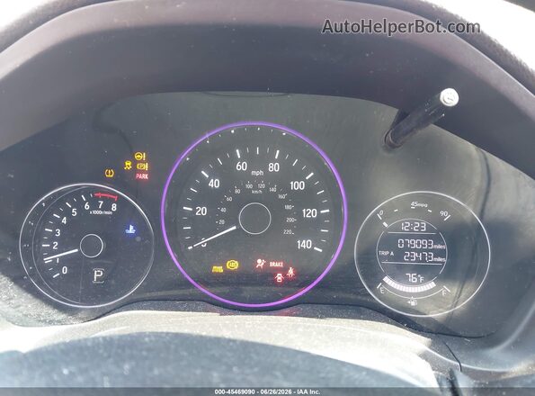 3CZRU6H3XJM732187 2018 HONDA HR-V Gray Հետևի նստատեղերի տեսք