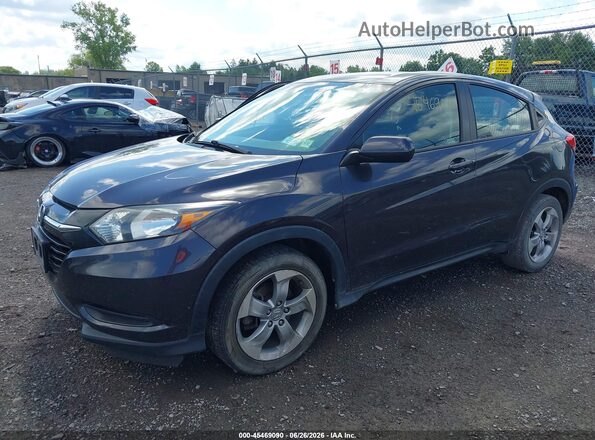 3CZRU6H3XJM732187 2018 HONDA HR-V Gray Առջևի ձախ երեք քառորդ տեսարան