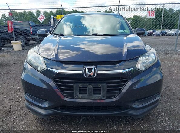 3CZRU6H3XJM732187 2018 HONDA HR-V Gray Սարքավորումների վահանակի տեսք