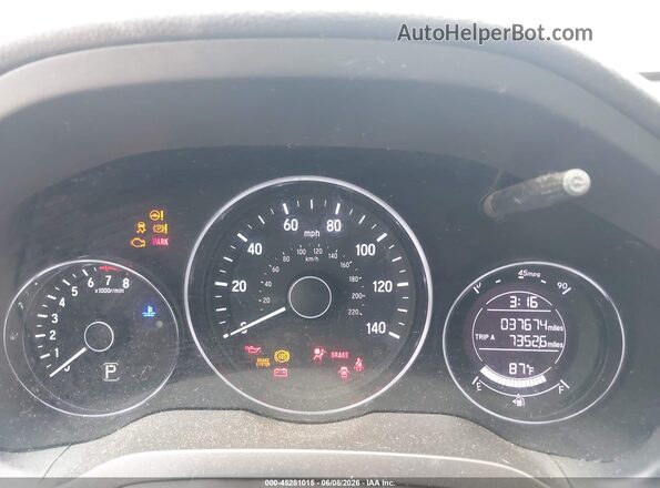 3CZRU6H3XKG706110 2019 HONDA HR-V Gray Հետևի նստատեղերի տեսք