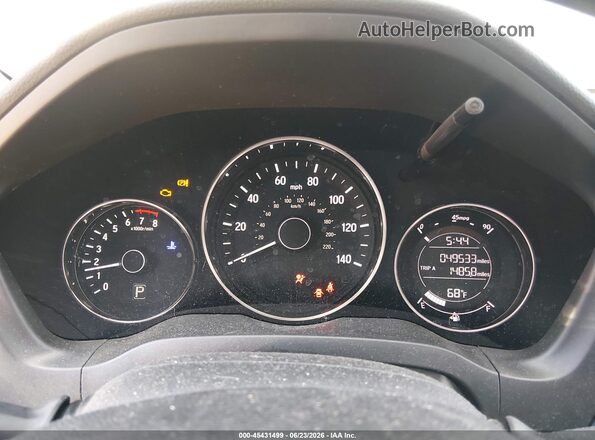 3CZRU6H3XKG724834 2019 HONDA HR-V Gray Вид задніх сидінь