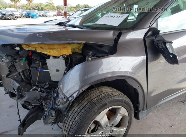 3CZRU6H3XKG728351 2019 HONDA HR-V Gray Սարքավորումների վահանակի տեսք