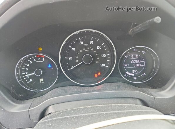 3CZRU6H3XLM717448 2020 HONDA HR-V Silver Вид щитка приладів