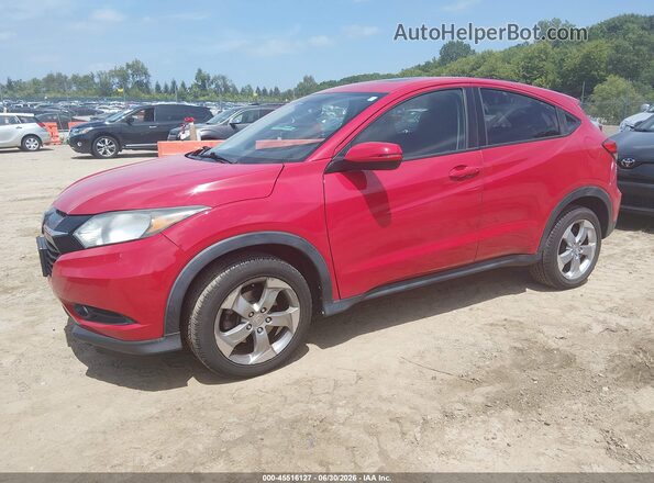 3CZRU6H50GM770375 2016 HONDA HR-V Red Передня ліва чверть