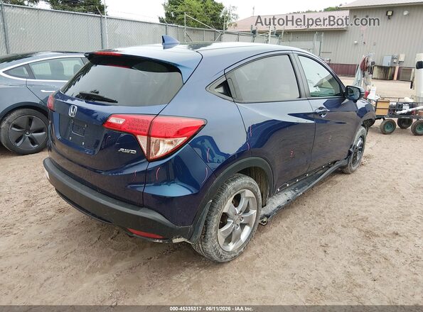 3CZRU6H50HG704358 2017 HONDA HR-V Blue Tył prawy