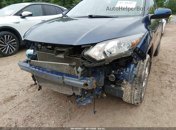 3CZRU6H50HG704358 2017 HONDA HR-V Blue Widok z przodu