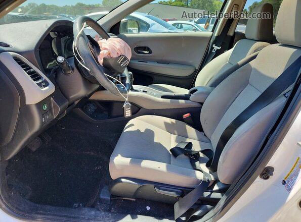 3CZRU6H50HM712493 2017 HONDA HR-V White Widok wnętrza z przodu