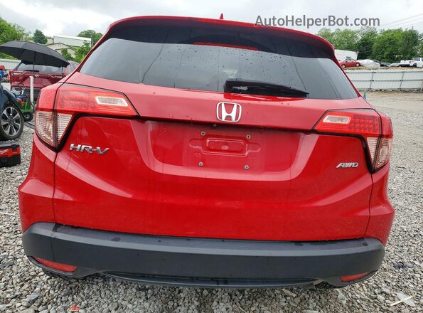 3CZRU6H50HM733179 2017 HONDA HR-V Red 