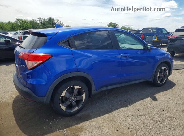 3CZRU6H50JM701435 2018 HONDA HR-V Blue Tył prawy