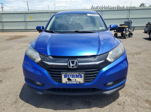 3CZRU6H50JM701435 2018 HONDA HR-V Blue Widok z przodu